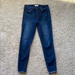 Just Black Denim button front jean